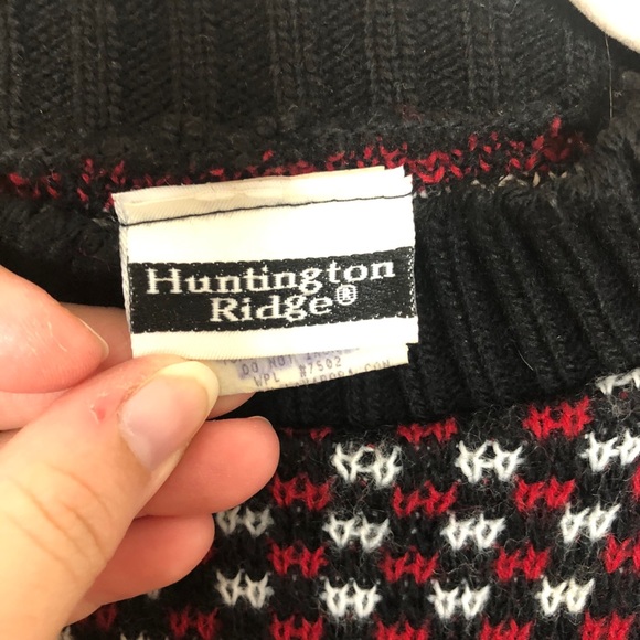 VINTAGE Huntington Ridge Farmhouse Winter Sweater - Picture 5 of 15